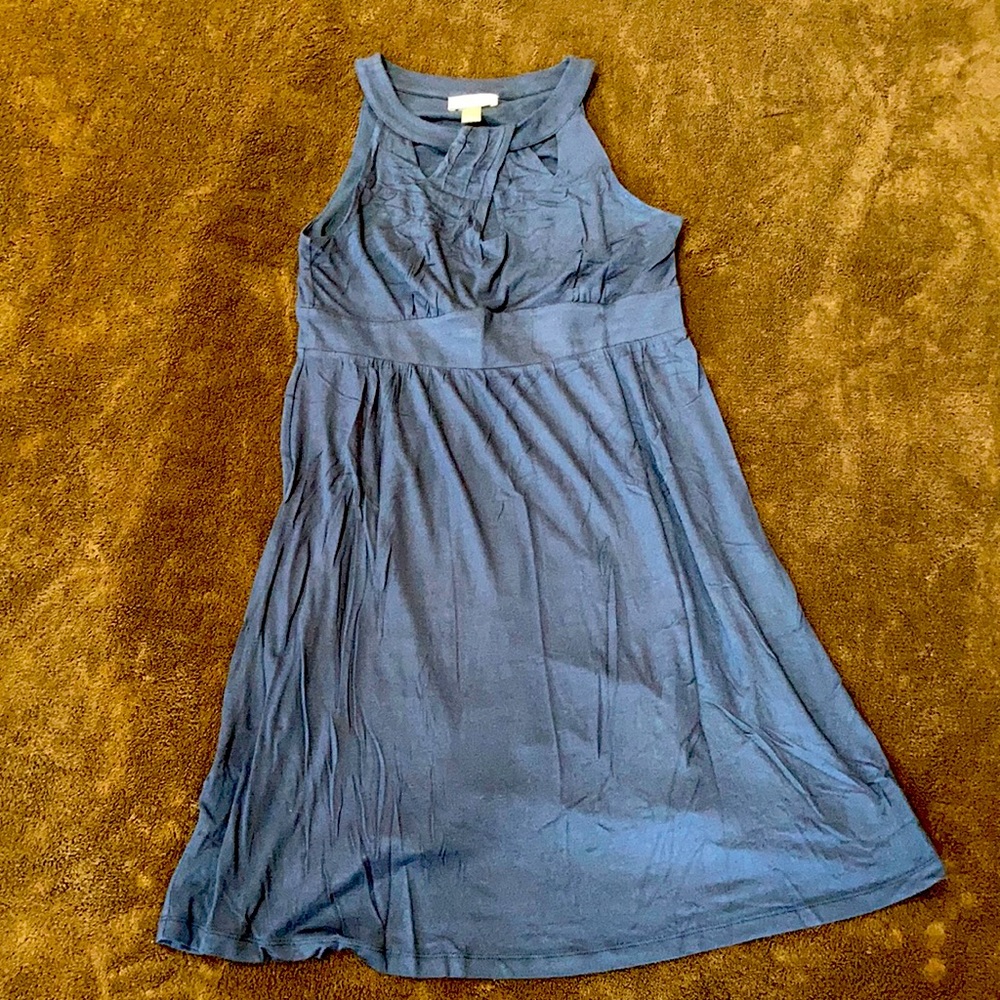 LOFT women’s navy swing dress